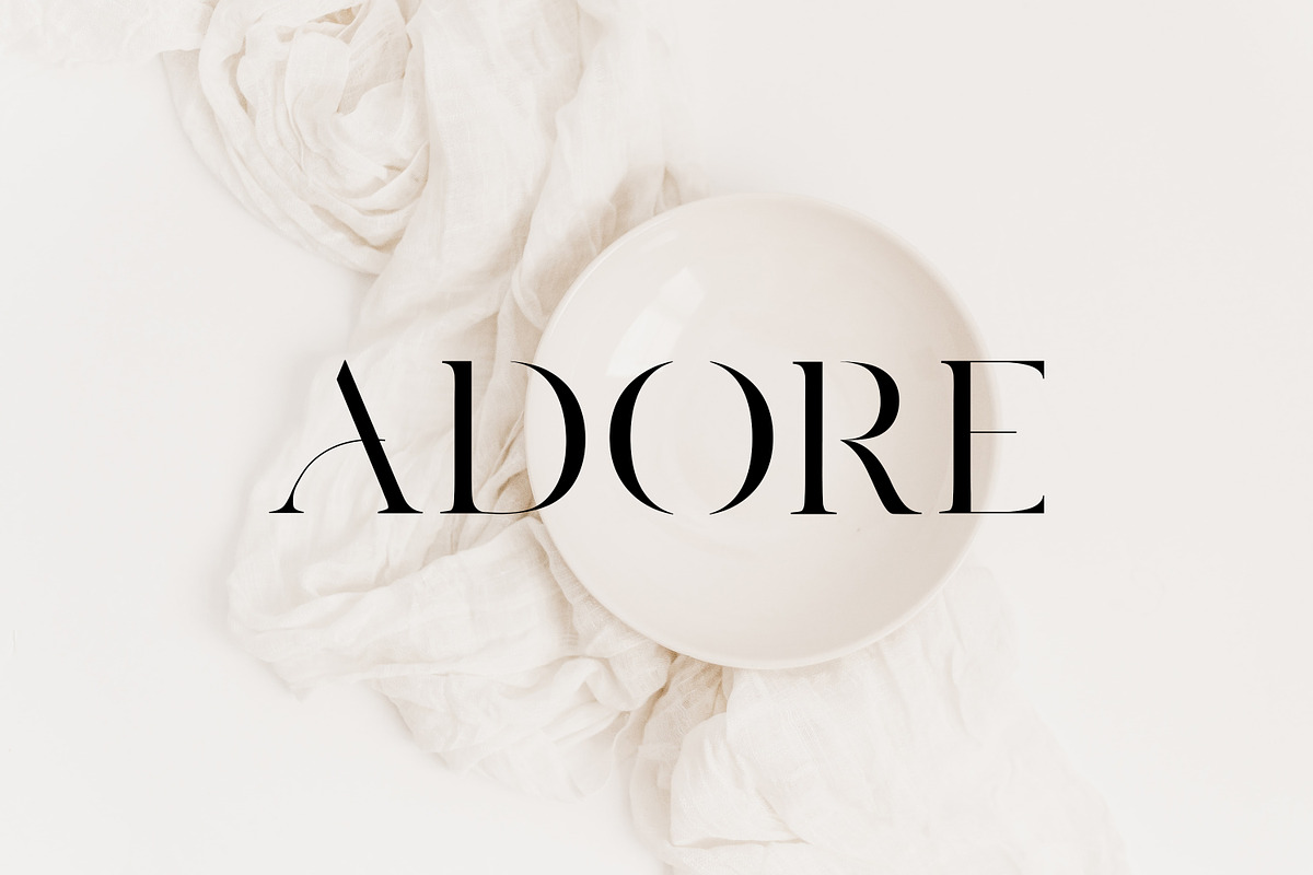 Adore Modern Serif Font, a Serif Font by elvinova (Photo 10 of 10)