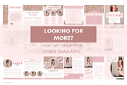 100 Rose Gold Ebook Template Canva, a Magazine Template by LushBury (Thumbnail 5 of 5)