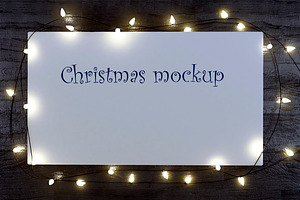Christmas mockup.