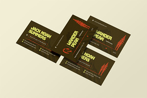 Wanderpeak - Business Card, a Business Card Template by StreaksideStd