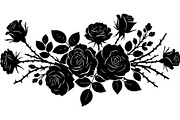 Wedding Flower Bouquet Silhouette, an Object Graphic by Creativeshirt (Thumbnail 18 of 20)