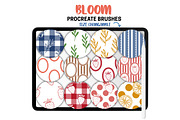 Bloom Procreate Pattern Brushes, a Brushes & More by Brush Lab (Thumbnail 5 of 8)
