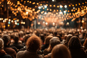 Large audience attending an illuminated event in a warmly lit hall, a Person Photo by AS photostudio (Thumbnail 2 of 2)