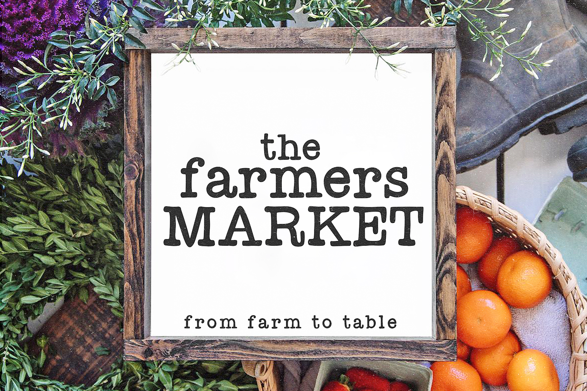 Farmland | Rustic Typewriter Font, a Serif Font by KA Designs (Photo 7 of 11)
