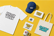 KNOCKWORK - Comic SVG Color Font, a Handwritten Font by Rashdrawn (Thumbnail 3 of 7)