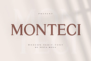MONTECI Serif Font, a Serif Font by Pista Mova (Thumbnail 1 of 8)