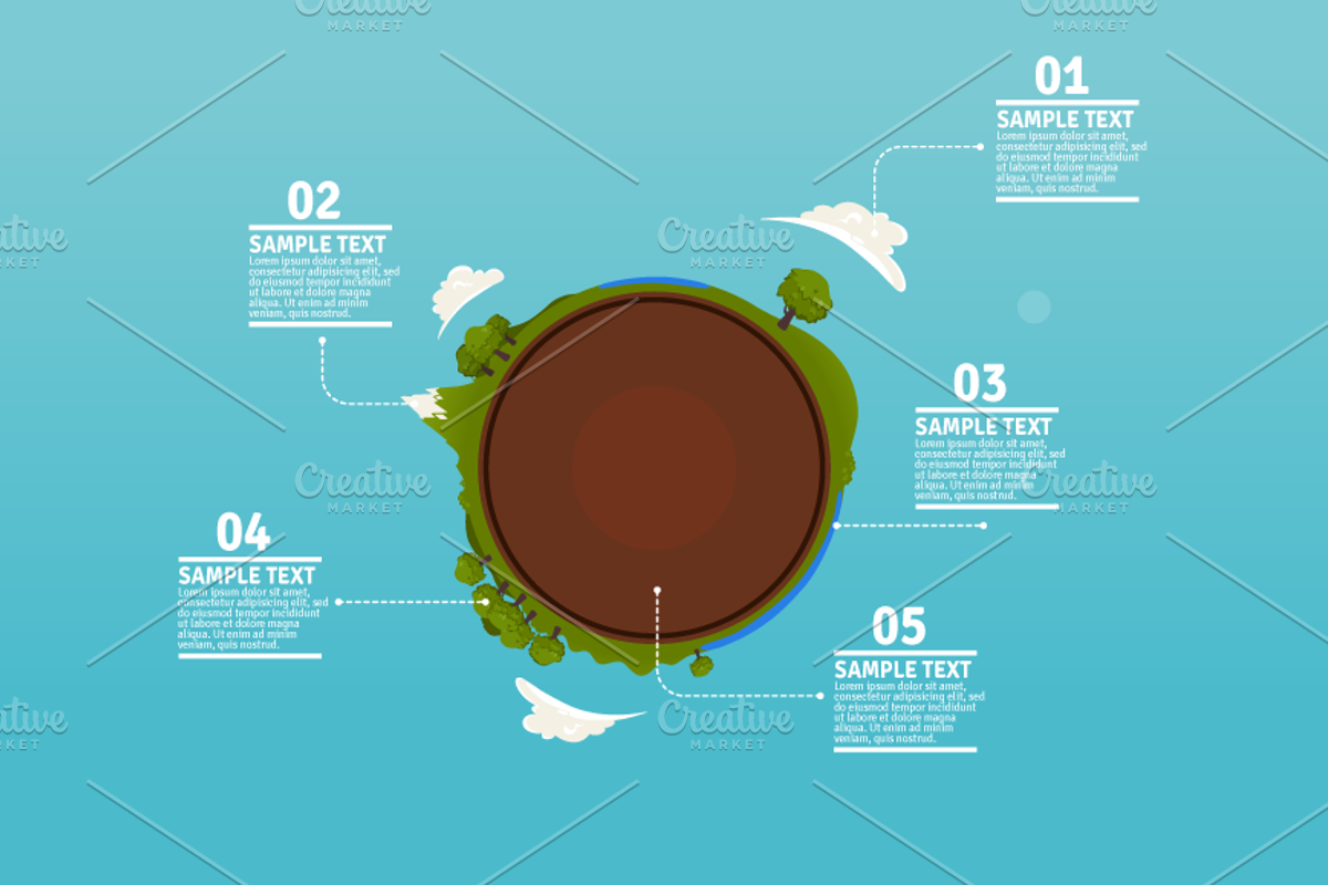 Earth infographics, a Presentation Template by Beatriz Gascón