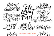 Christmas lettering collection., an Illustration by Asya Mix (Thumbnail 4 of 13)