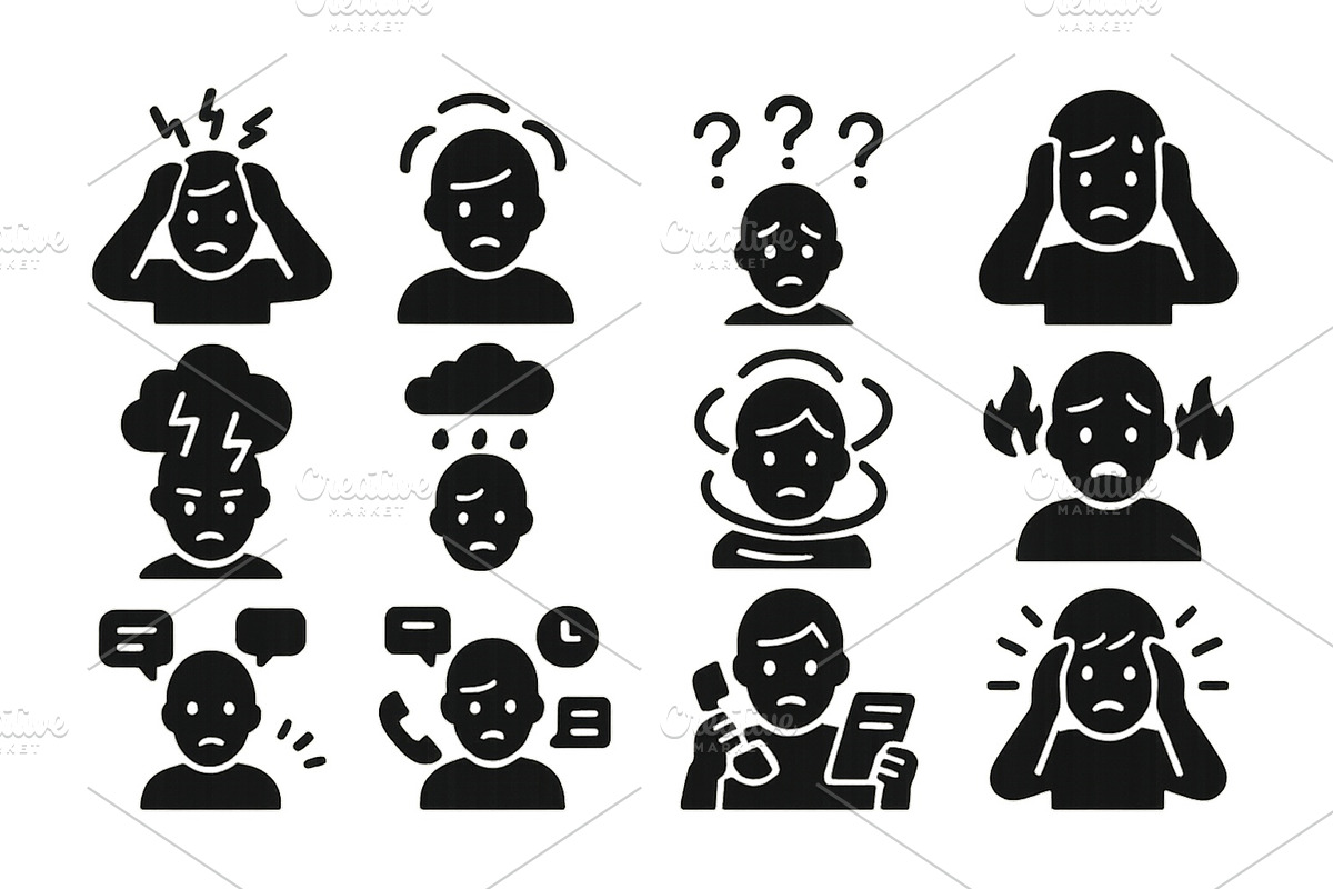 Emotions and expressions depicting, an Illustration by ZinetroN