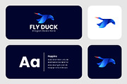 Gradient Modern Flying Duck Logo, a Branding & Logo Template by Artnivora.Std (Thumbnail 2 of 2)