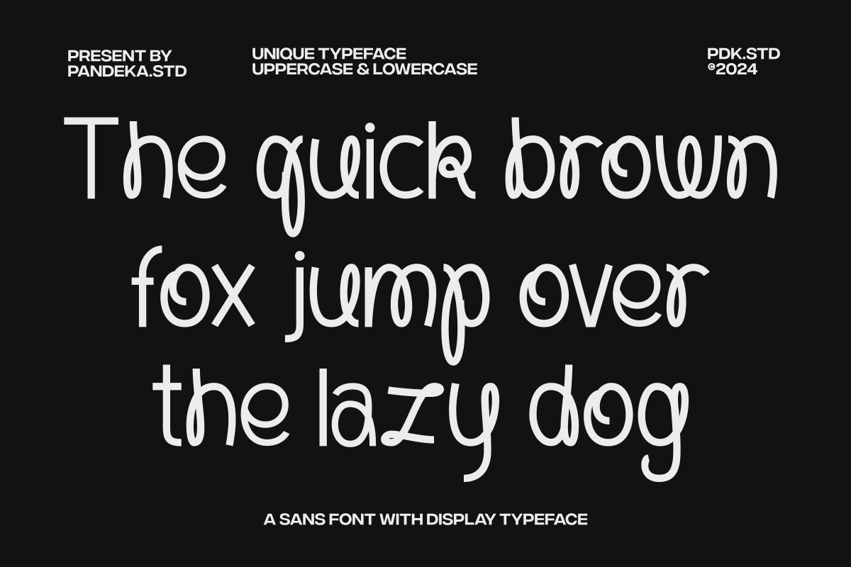 Kagon - Unique Modern Experimental, a Sans Serif Font by Pandeka Studio (Photo 3 of 12)