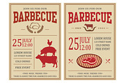 Barbecue posters, a Background Graphic by Tomass2015 (Thumbnail 3 of 3)