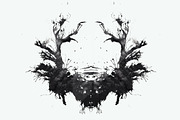 Ink Blot Tests (Rorschach Test), a Texture Graphic by Little Fonts (Thumbnail 3 of 5)