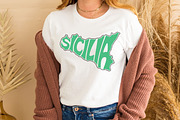 Sicilia Word Art SVG cut file, an Object Graphic by DigitalDesignsLaura (Thumbnail 1 of 4)