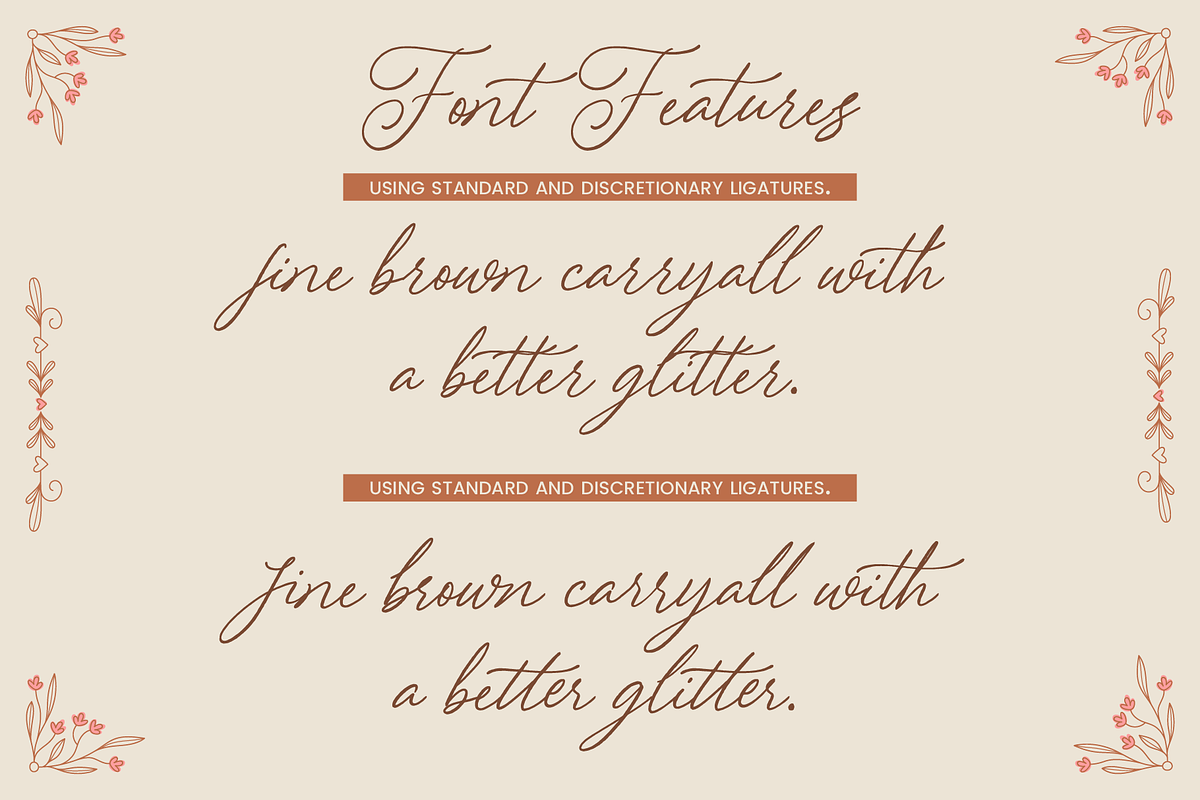 Paper Creme - Display Script Font, a Script Font by Inviline.co (Photo 6 of 12)