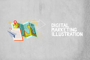 Digital marketing illustrations., a Templates & Theme by DOBROGRAPH (Thumbnail 3 of 3)