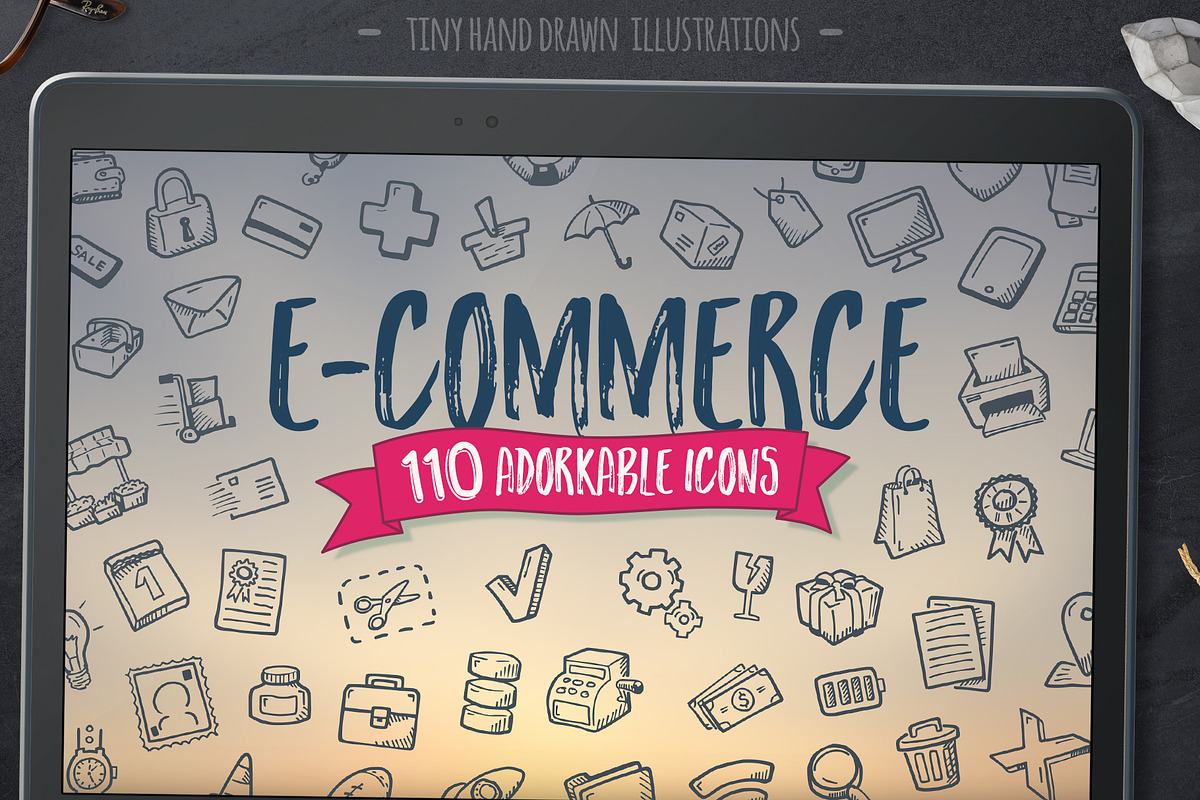 e-Commerce - Hand Drawn Icons