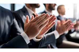 A close-up of people in suits, a Business Photo by Igor Tichonow