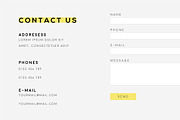 portfolio template 2020, a Landing Page Template by designbydi (Thumbnail 5 of 5)