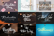 18 Font Bundles Vol 02, a Handwritten Font by FHFont (Thumbnail 3 of 3)