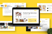 Catering Service - Food Google Slide, a Presentation Template by Deepslide Studio (Thumbnail 1 of 4)