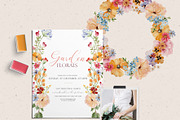 Watercolor Flower -GARDEN WILDFLOWER, a Decorative Illustration by Beigetime (Thumbnail 9 of 15)