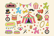 Vintage Circus Clipart Collection, a Decorative Illustration by Alina Sh (Thumbnail 6 of 10)