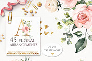 Sunny watercolor floral collection, a Decorative Illustration by Lisima (Thumbnail 2 of 14)