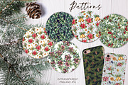 Delicate Christmas Watercolor bundle, a Seasonal Illustration by Yuliya Derbisheva (Thumbnail 9 of 14)