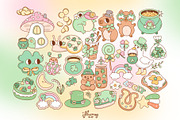 Cute St. Patricks Day Clipart Bundle, a Seasonal Illustration by Huxmay (Thumbnail 3 of 7)