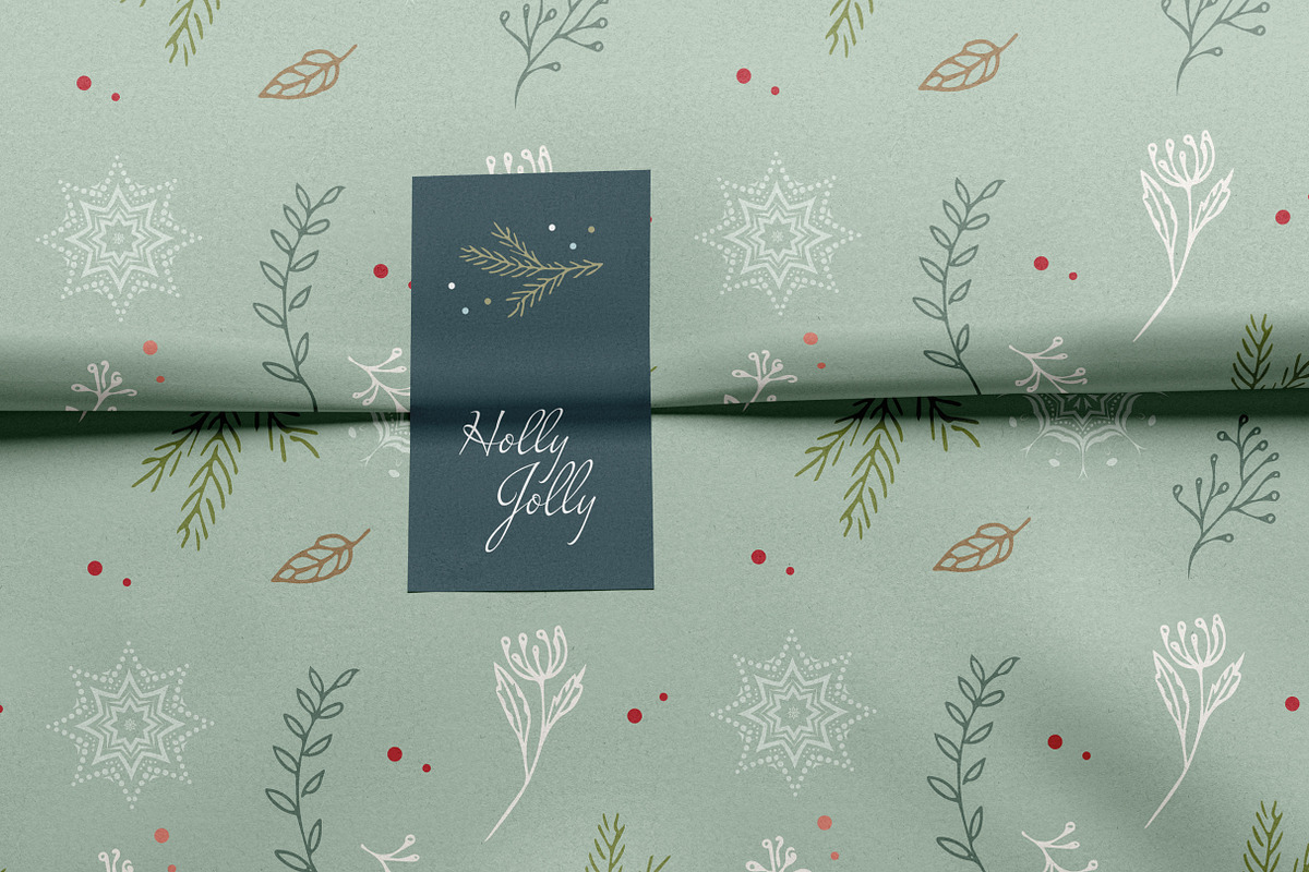 Holly Jolly Christmas Patterns Set, a Pattern Graphic by R-studio (Photo 5 of 6)