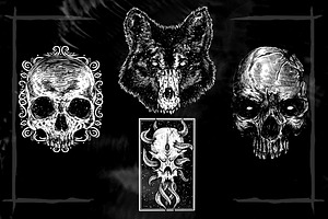 Skull Head T-shirt Designs