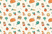 Restaurant team banner, set, pattern, a Decorative Illustration by Good Studio (Thumbnail 9 of 11)