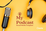 My Podcast - Social Media Template, a Social Media Template by Aji Gallery (Thumbnail 16 of 16)