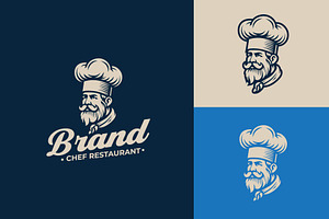 Chef Restaurant Bakery Bake logo, a Branding & Logo Template by funpixel