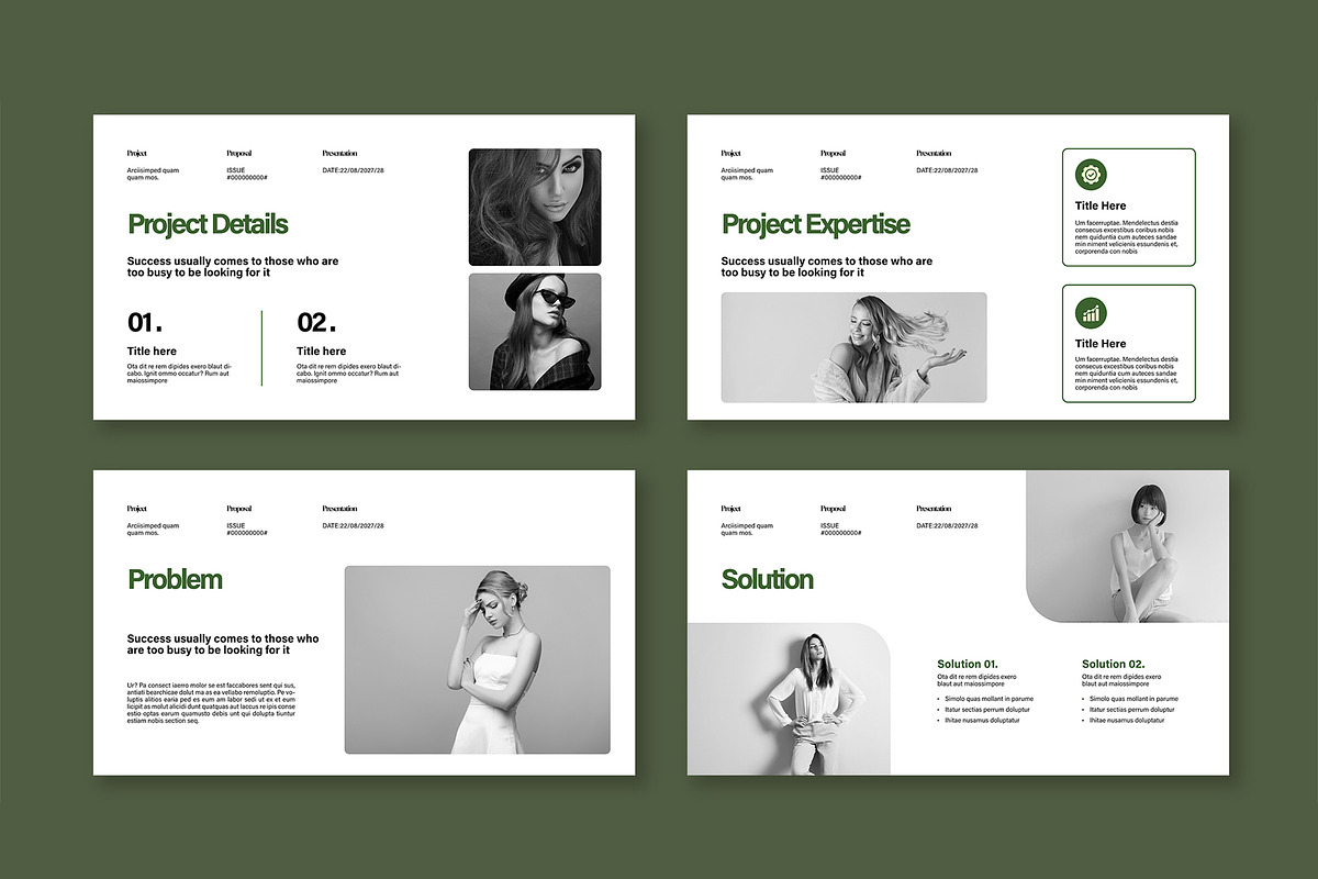Modern Minimalist Business Project, a Presentation Template by Mighty-Slide (Photo 4 of 5)