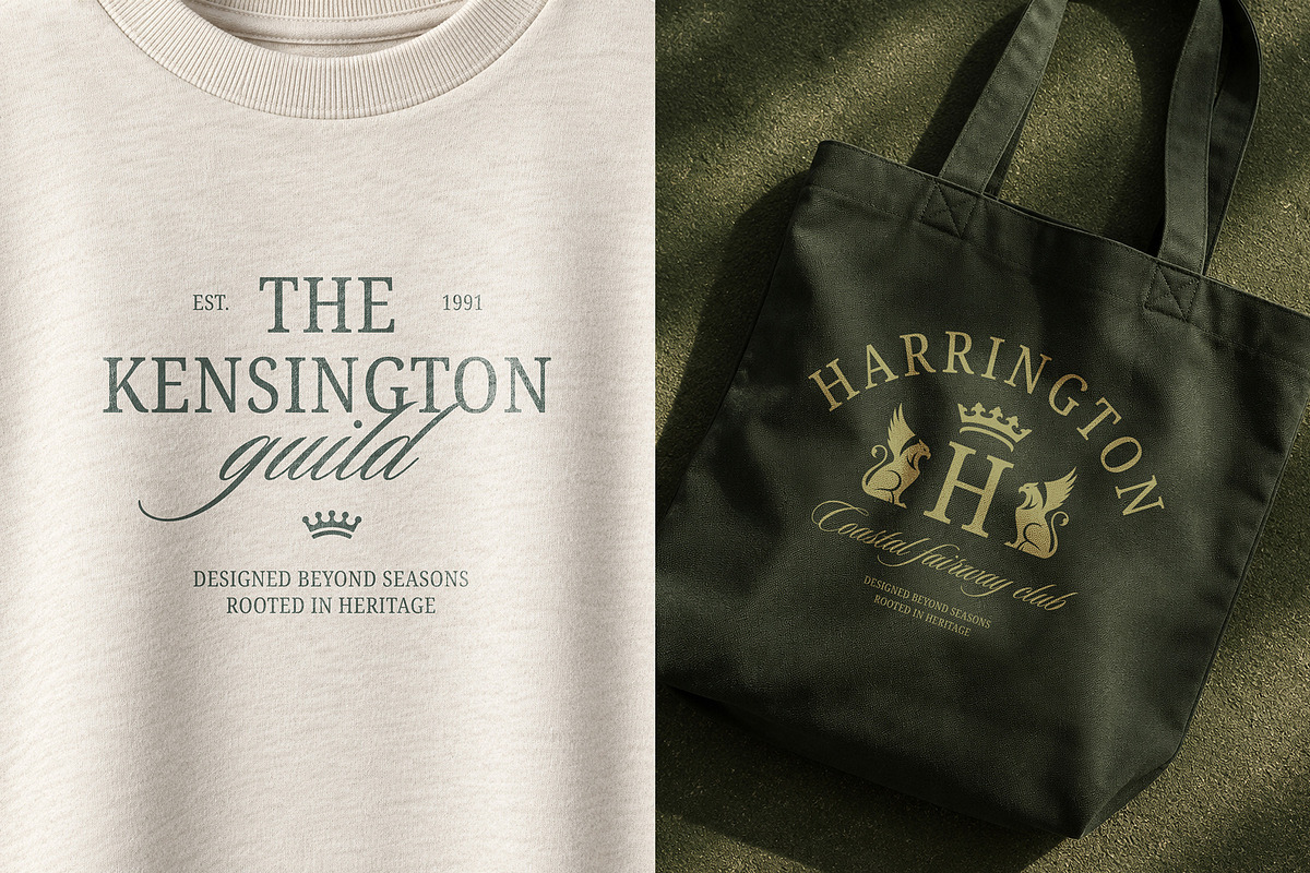Old Money Vintage Logo Collection, a Branding & Logo Template by Vasya Kobelev (Photo 9 of 17)