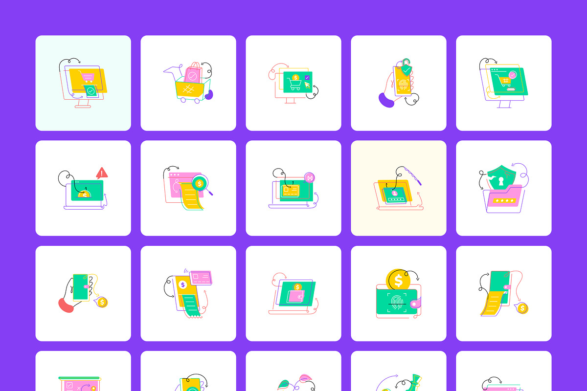 Digital Business Icons Bundle, a Duotone Icon by Vectors Market (Photo 12 of 13)