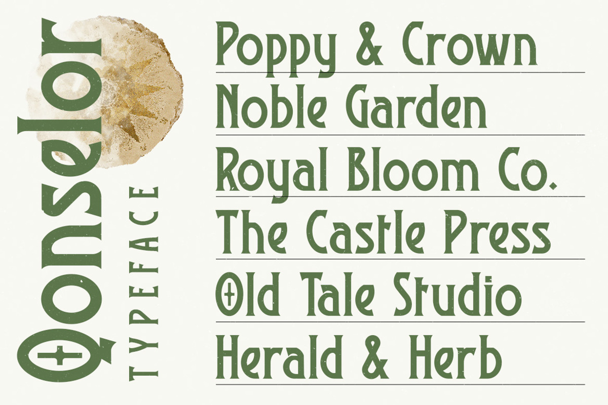 Qonselor – Medieval Serif Font, a Serif Font by decographstud (Photo 7 of 9)