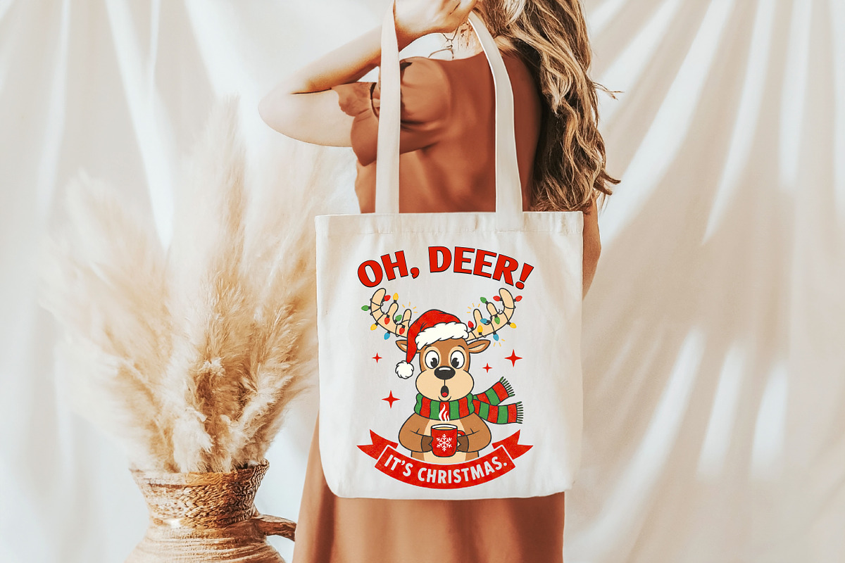 Oh Deer, It’s Christmas PNG, an Illustration by Libby Wishes (Photo 5 of 6)