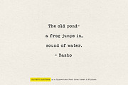 Olivetti Lettera - A Typewriter Font, a Serif Font by Komet & Flicker (Thumbnail 5 of 13)