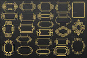 100 Calligraphic Vector Frames Set, a Decorative Illustration by Zver (Thumbnail 4 of 6)