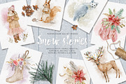 WINTER & CHRISTMAS bundle, an Animal Illustration by long summer (Thumbnail 35 of 61)