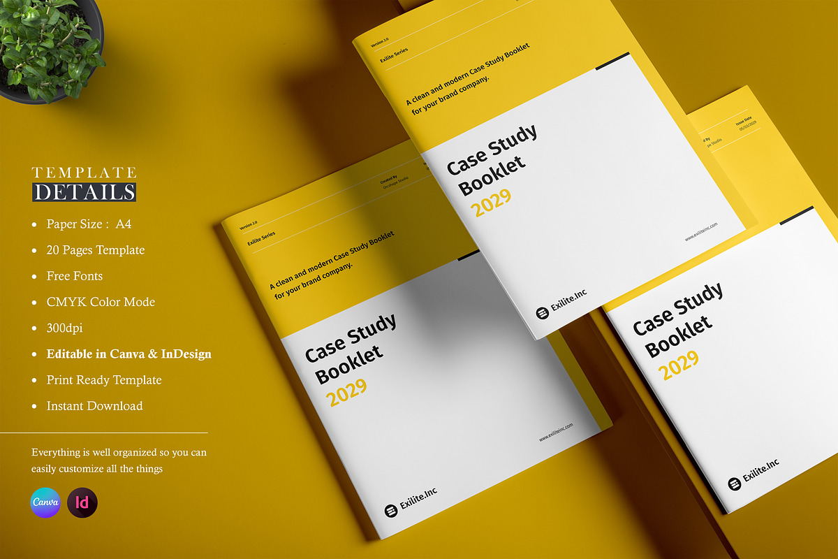 Case Study Booklet, a Brochure Template by Orcshape Studio (Photo 3 of 11)
