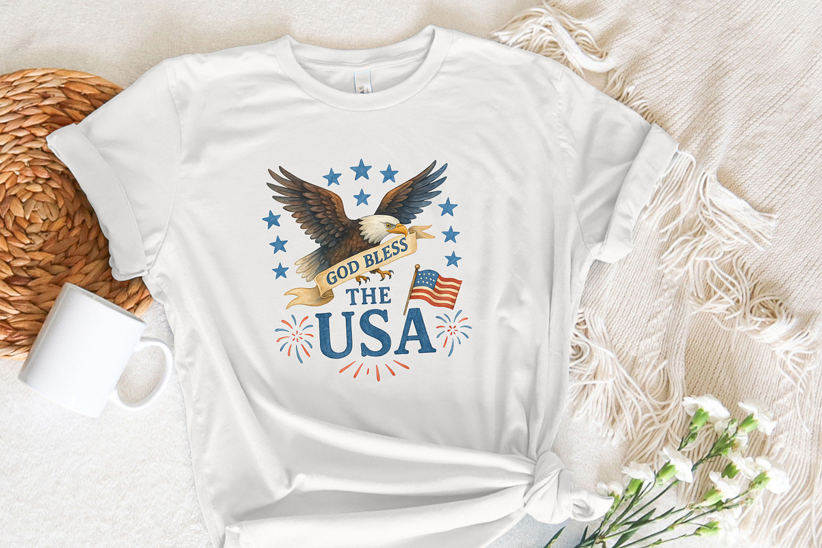 God Bless America PNG, 4th of July, an Illustration by SharpMarketplace (Photo 7 of 9)