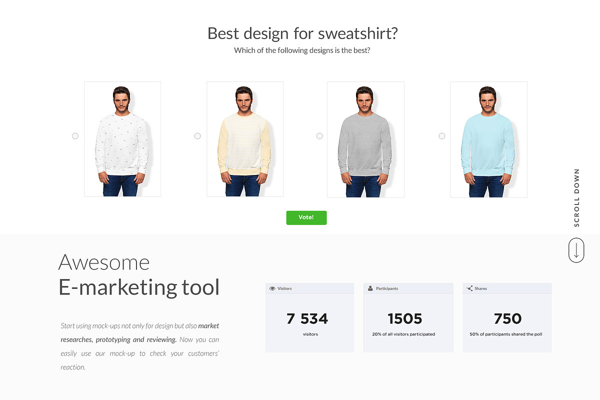 Men Sweatshirt Mockups Set FREE DEMO, a Books & Magazine Mockup by Apparel_Mockups (Photo 19 of 24)
