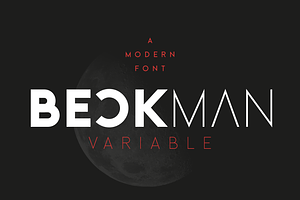 Beckman Variable Font