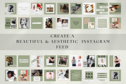 Green Instagram Post Templates Canva, a Social Media Template by Boltik Studio (Thumbnail 5 of 11)