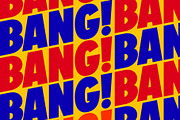 Bang! Bang! Typeface, a Font by Yeahright Type (Thumbnail 1 of 7)