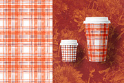 Amber Plaid & Stripe Patterns, a Decorative Illustration by YarovaArt (Thumbnail 5 of 14)